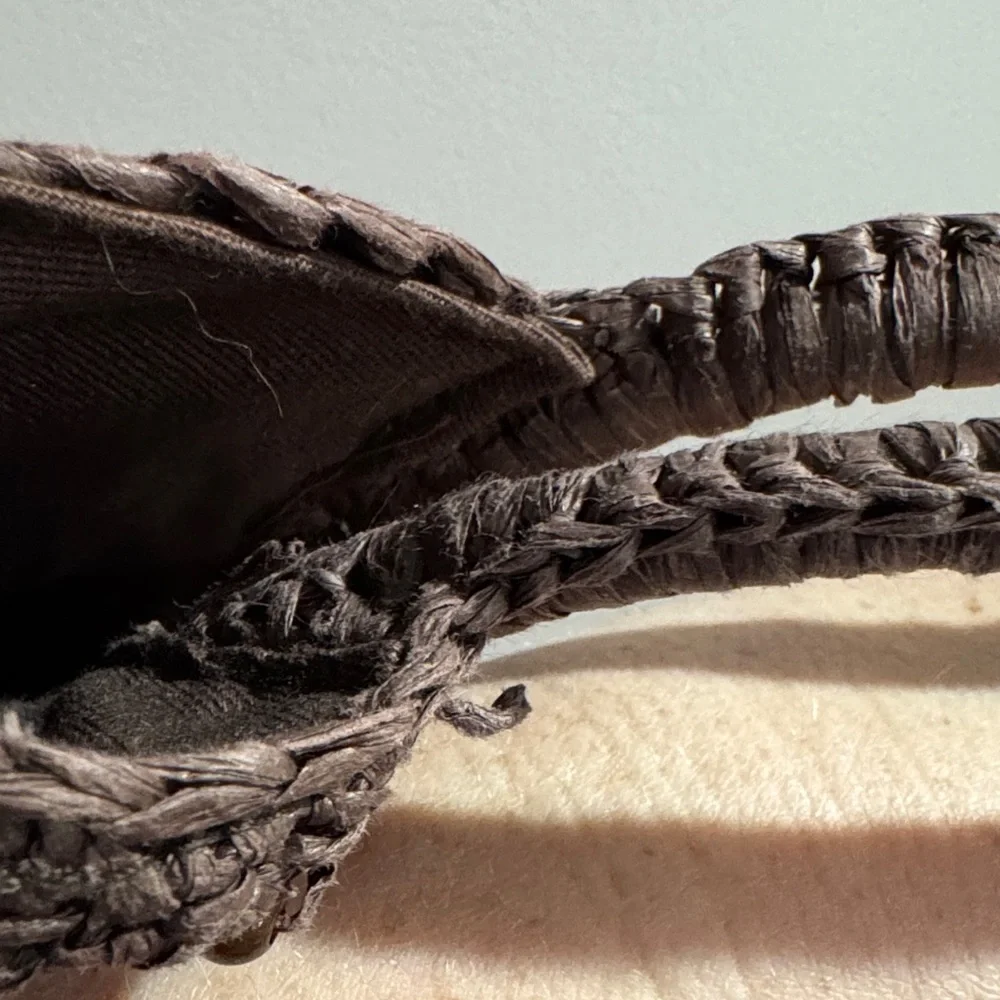 LOFT Dark Brown Handcrafted hand Bag